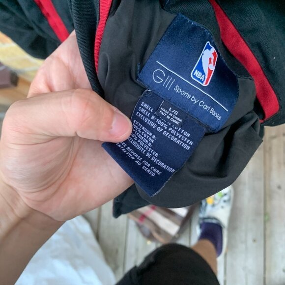 Vintage Reversible Miami Heat Bomber Jacket Large Giii By Carl Banks NBA - Picture 9 of 9